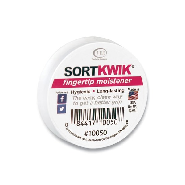 Lee Products Co LEE, Sortkwik Fingertip Moisteners, 3/8 Oz, Pink 10050 - main